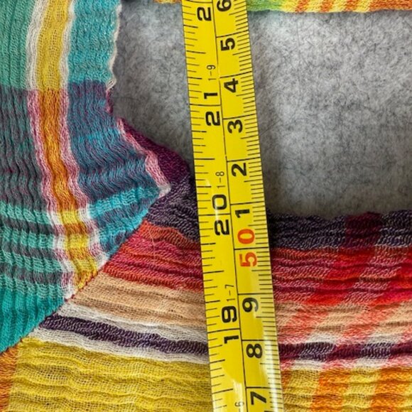 Soft Surroundings Multicolor Plaid Button Down Shirt - Picture 7 of 11